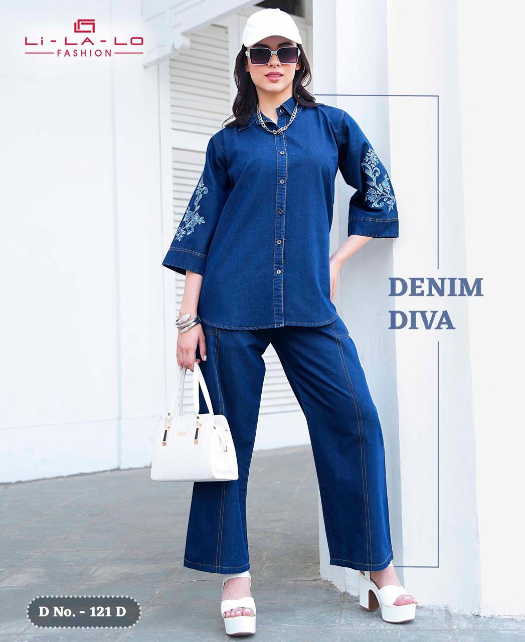Design 121 Denim Lichi Co Ord Set Supplier