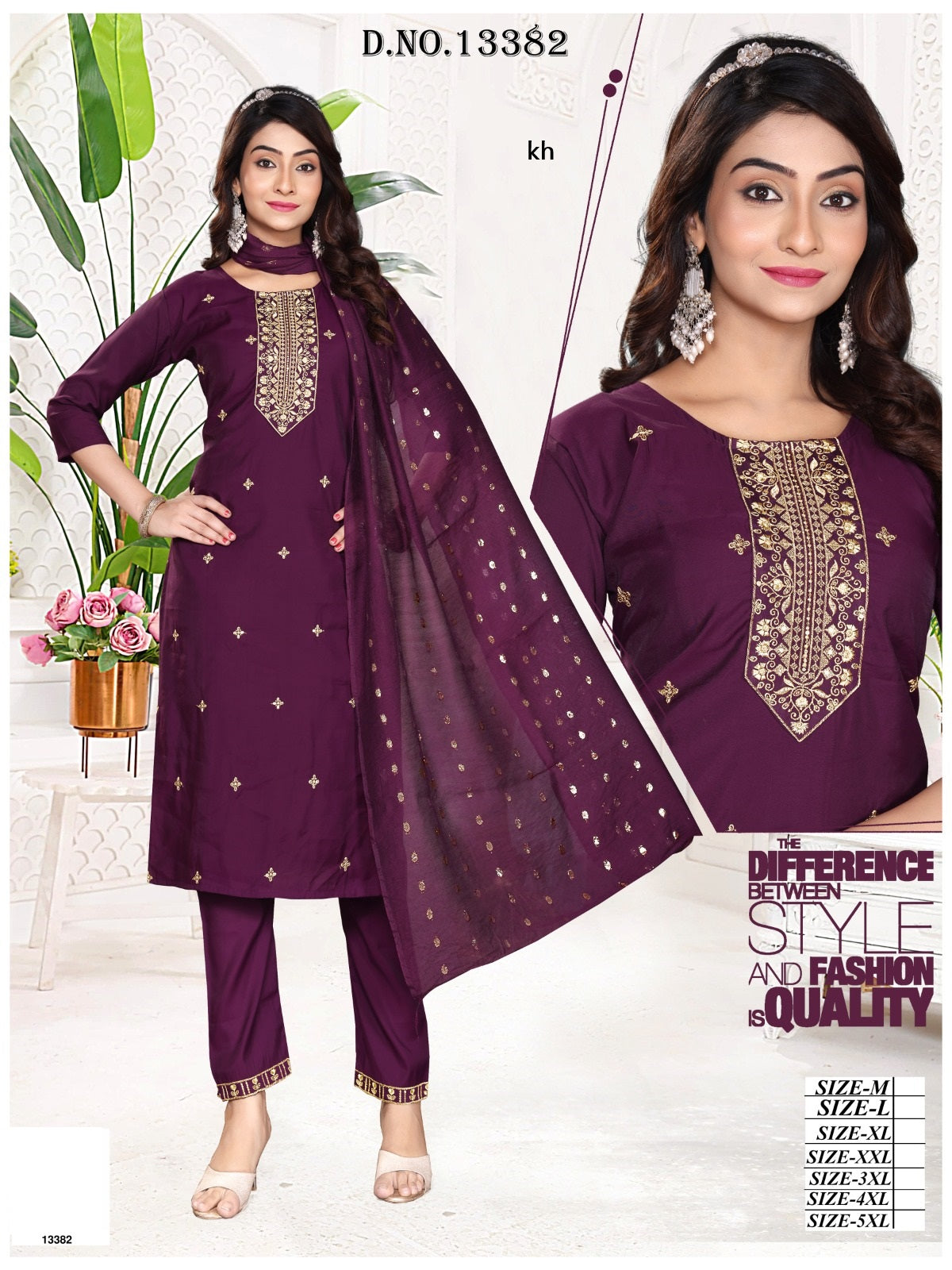 Design 13379-13382 Kh Roman Silk Readymade Pant Style Suits Supplier Ahmedabad