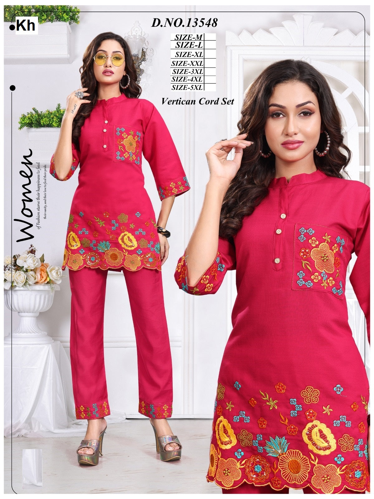 Design 13548 Kh Vatican Co Ord Set Exporter Gujarat