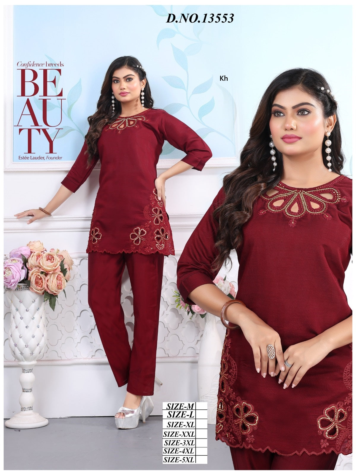 Design 13553 Kh Vatican Co Ord Set Wholesaler Gujarat