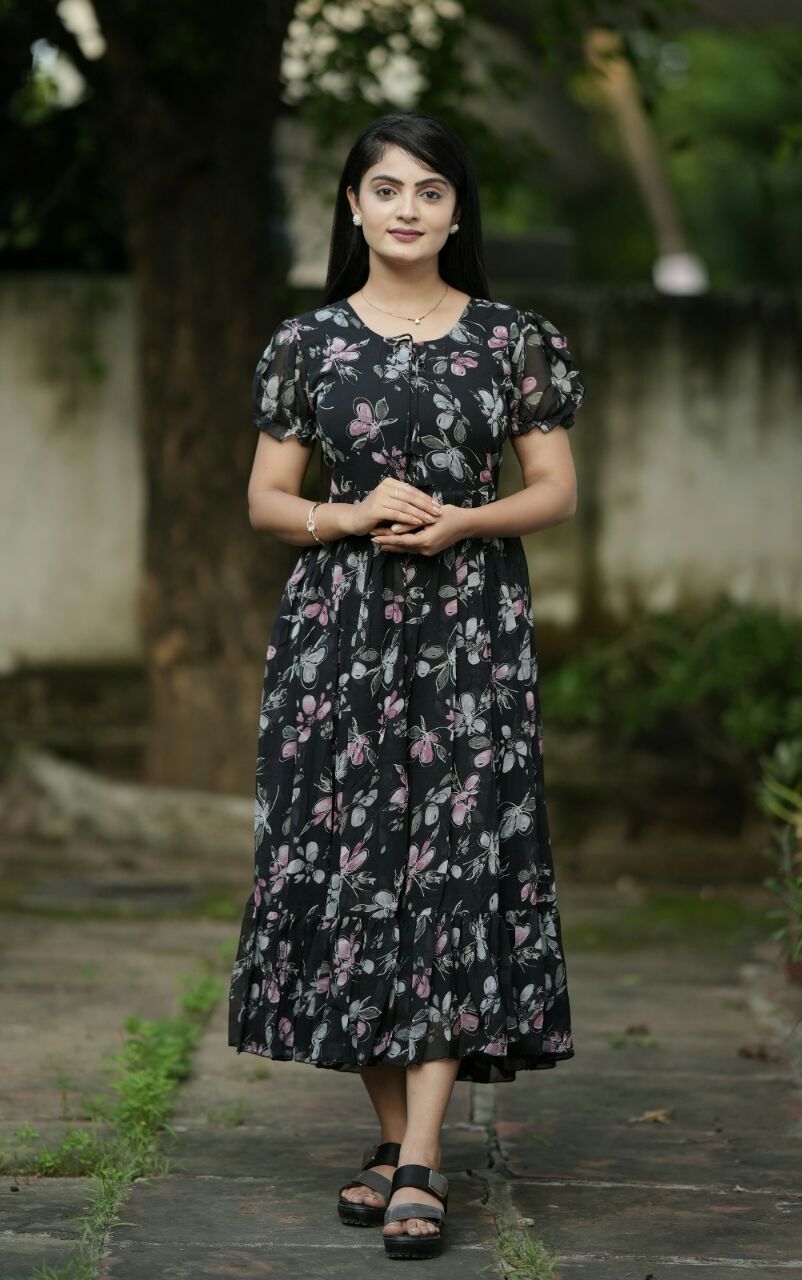 Design 141124 Ruc Georgette One Piece Wholesaler