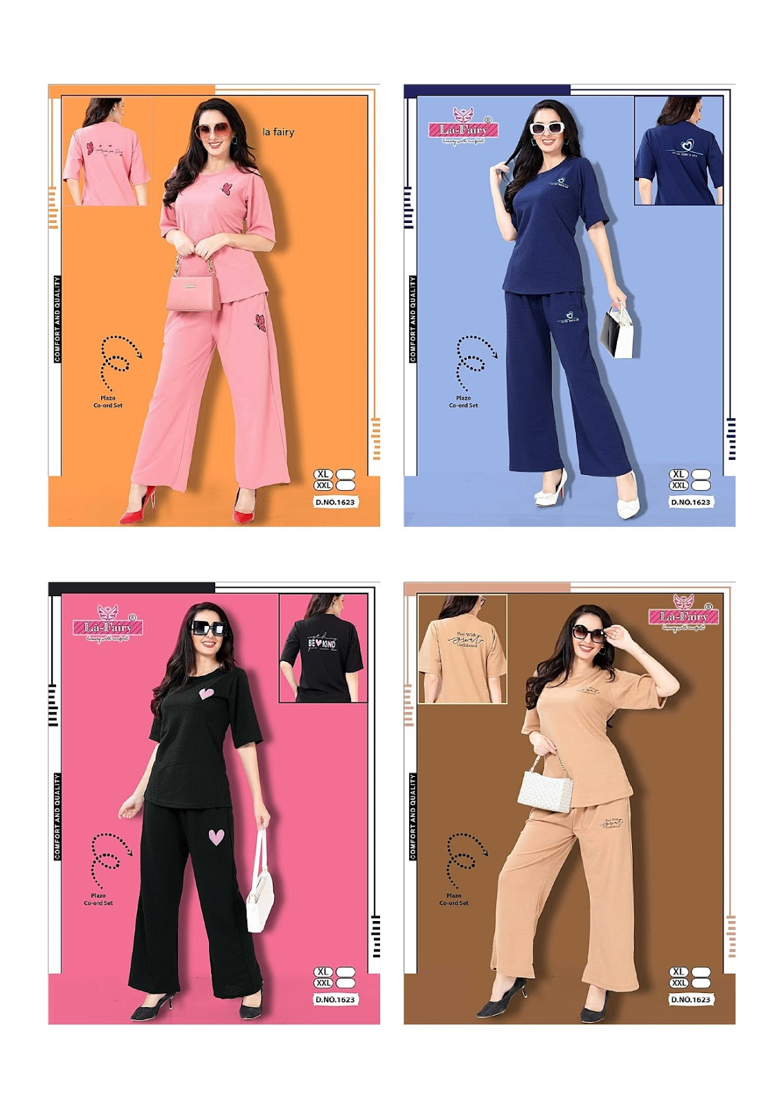 Design 1623 La Fairy Imported Co Ord Set Exporter India