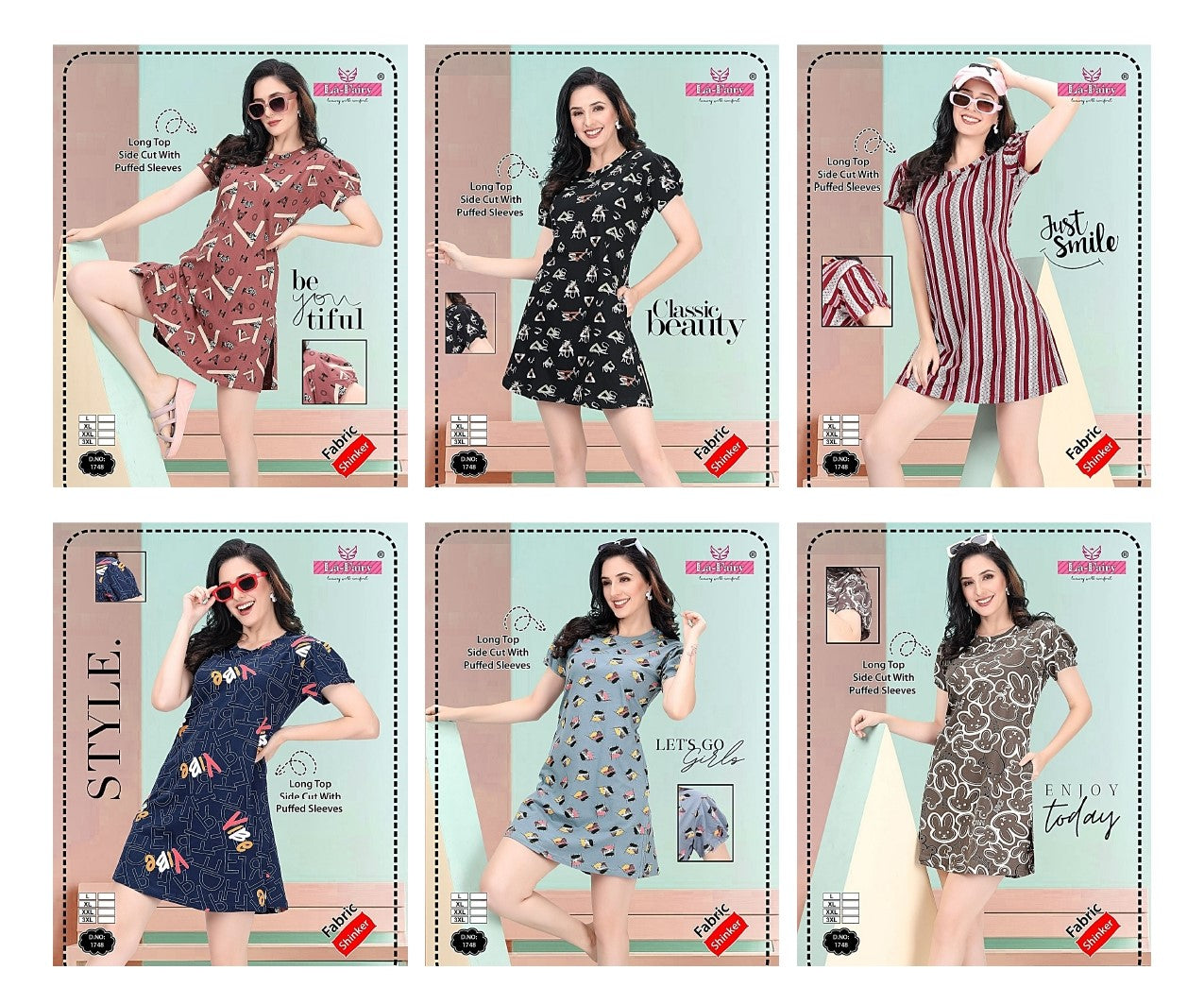 Design 1748 La Fairy Sinker Designer Long Top Wholesaler Gujarat