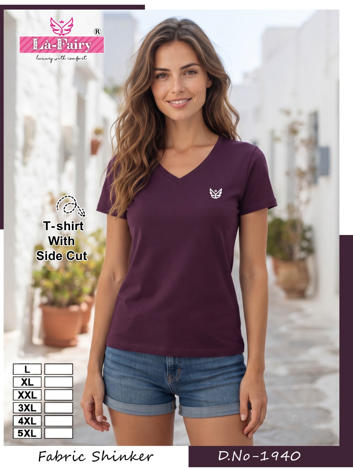 Design 1940 La Fairy Sinker Women Tshirt Wholesaler India