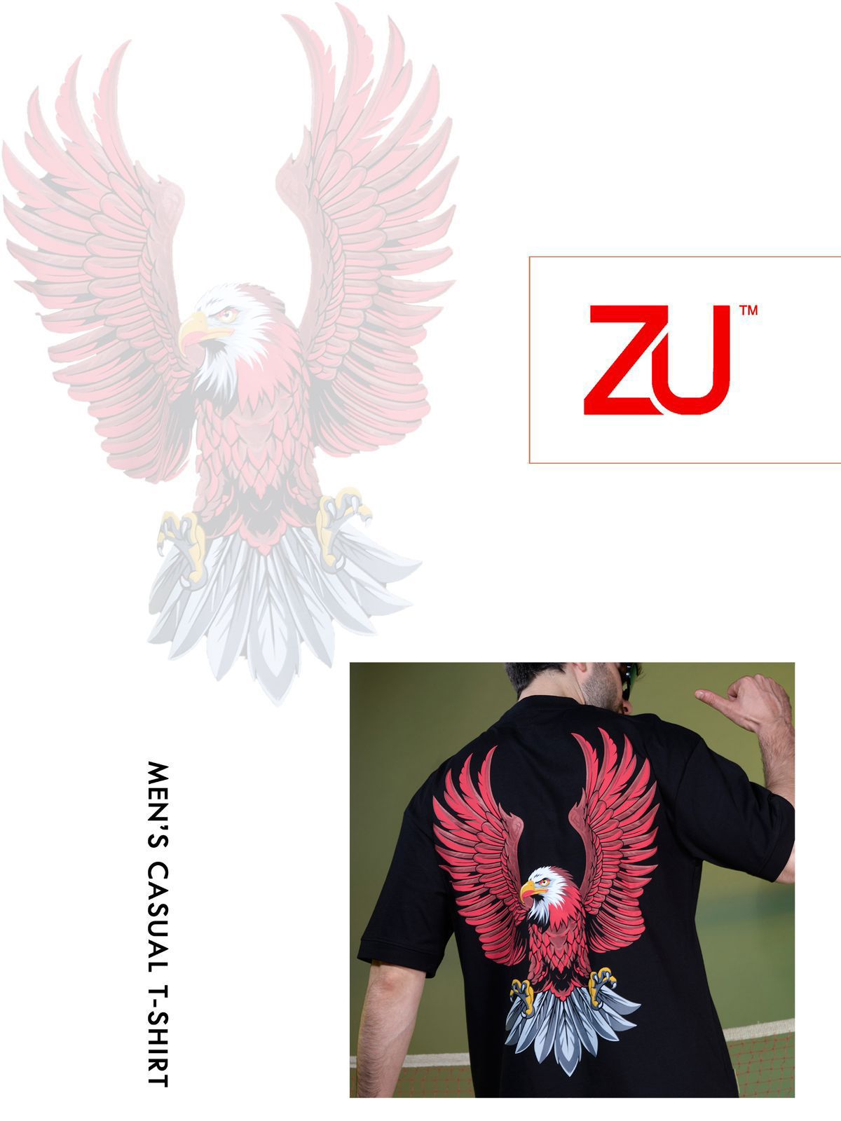 Design 204 Zu Clothing Cotton Mens Tshirts Wholesale Price