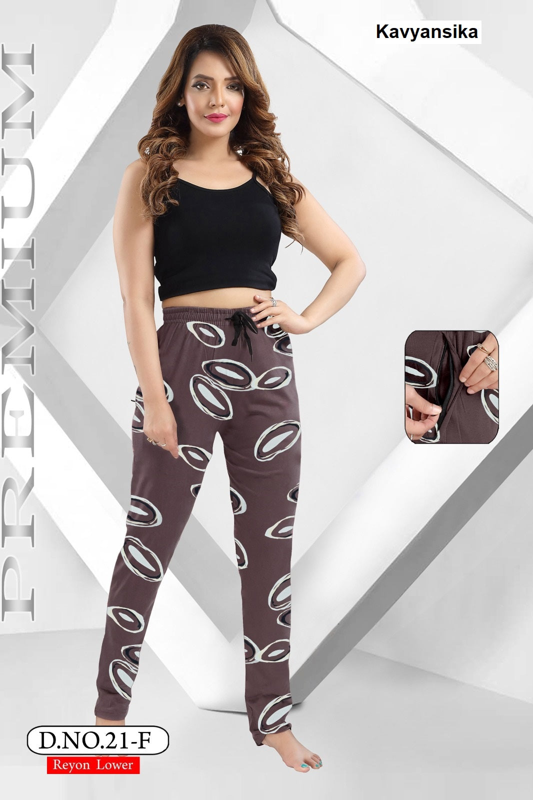 Design 21 Kavyansika Rayon 22Kg Women Night Lower Exporter Gujarat