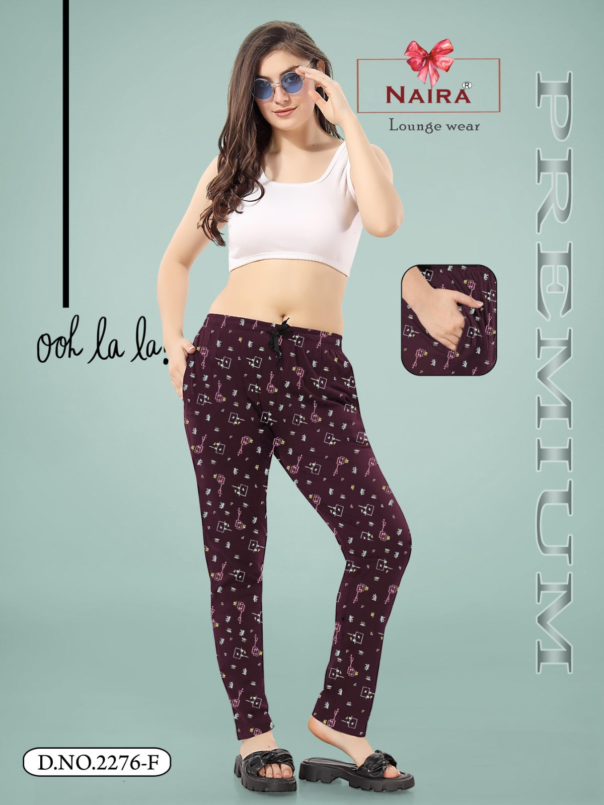 Design 2276 Kavyansika Hosiery Cotton Women Night Lower Wholesaler Ahmedabad