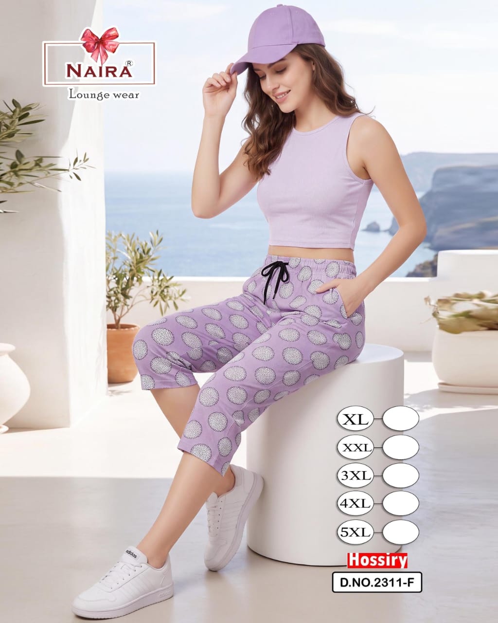 Design 2311 Kavyansika Hosiery Womens Capri Manufacturer India