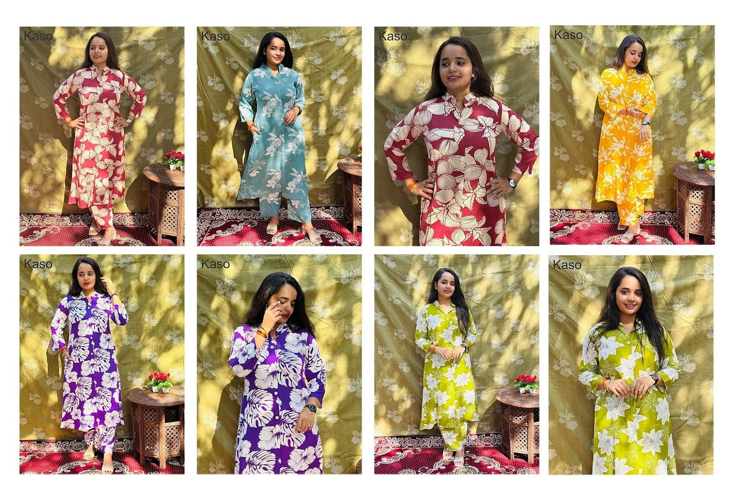 Design 280325 Kaso Rayon Co Ord Set Manufacturer