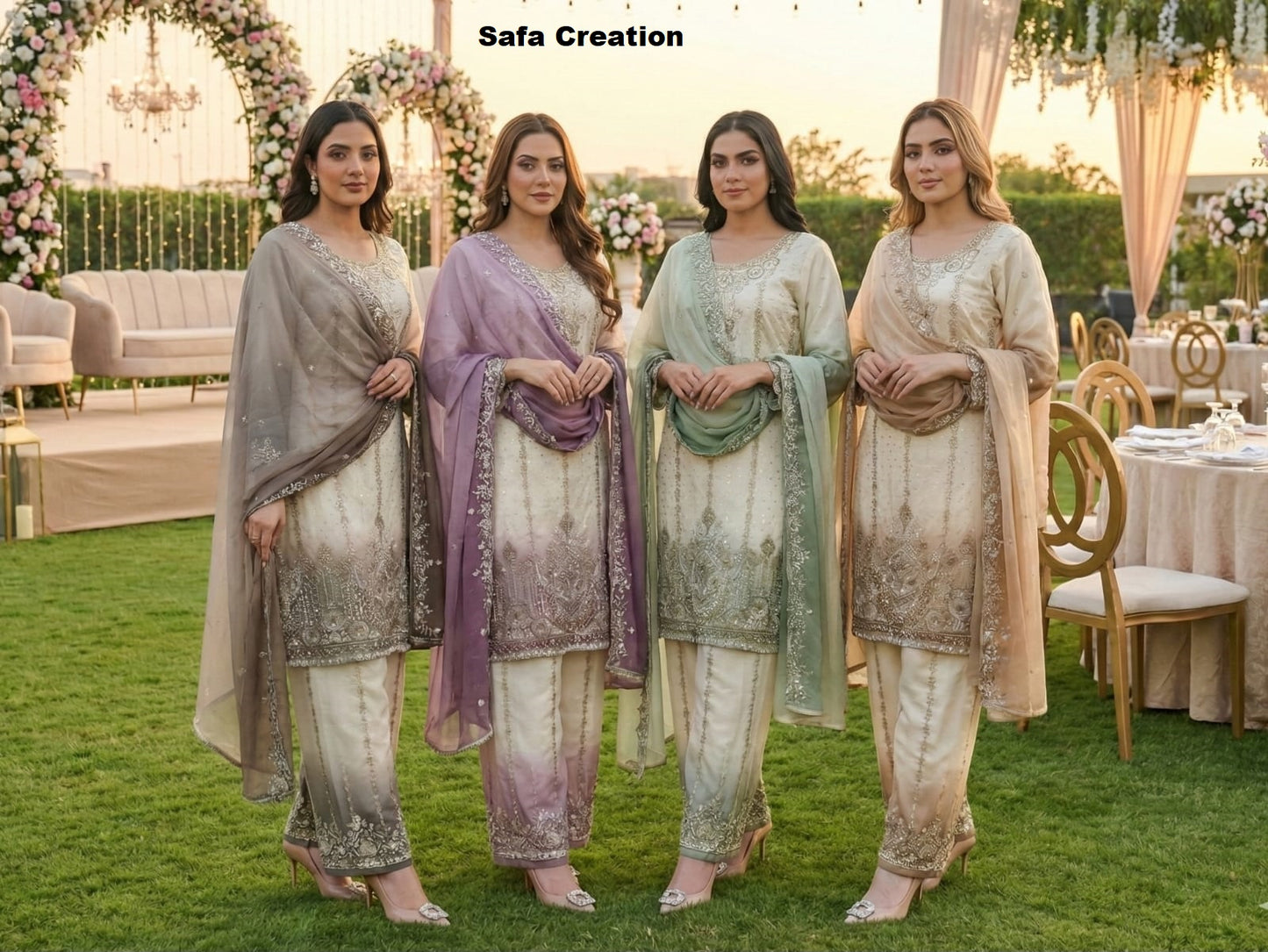 Design 291125 Safa Creation Georgette Pakistani Readymade Suits Manufacturer Gujarat
