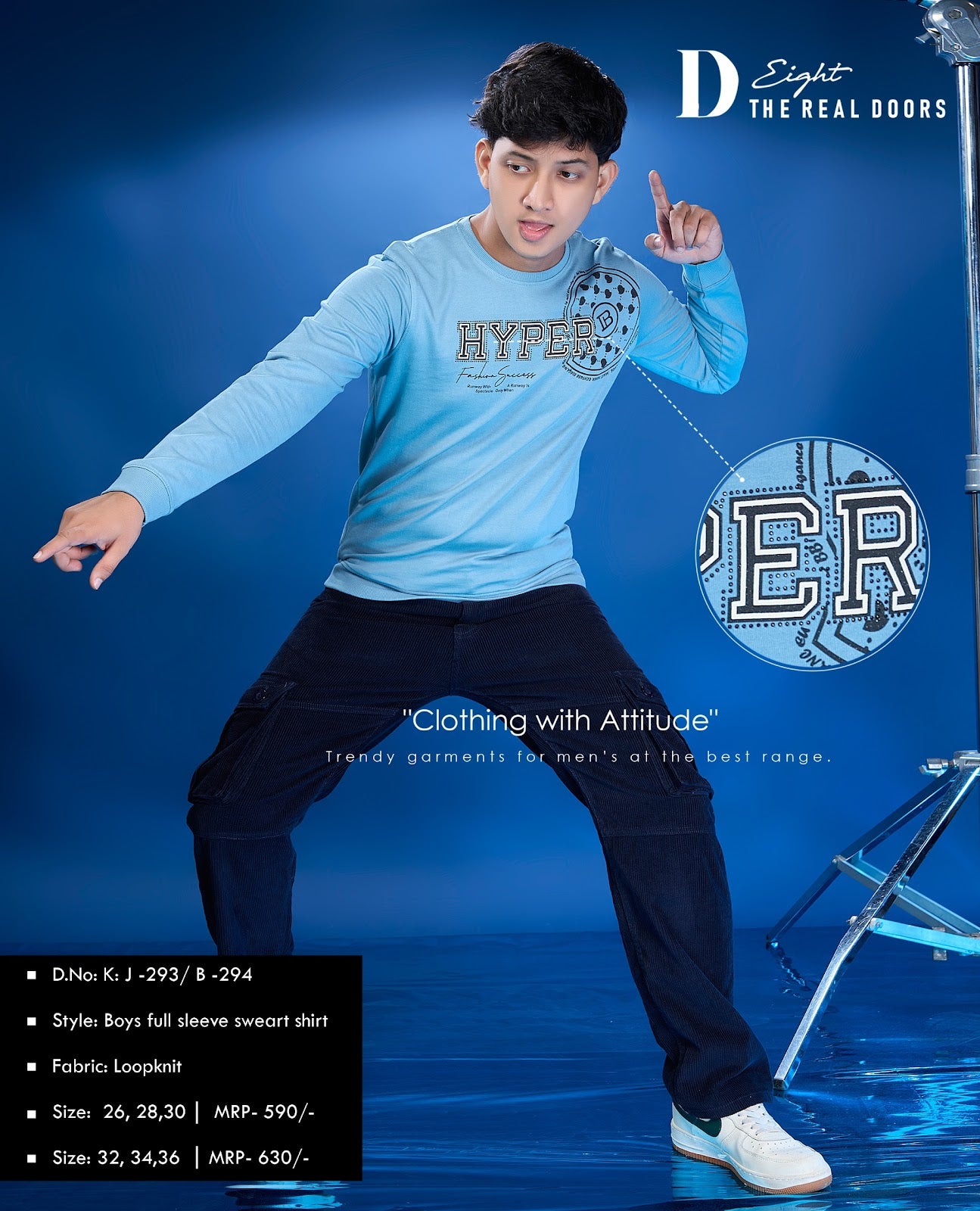 Design 293-294 D-8 Cotton Looper Boys Tshirt Manufacturer Gujarat