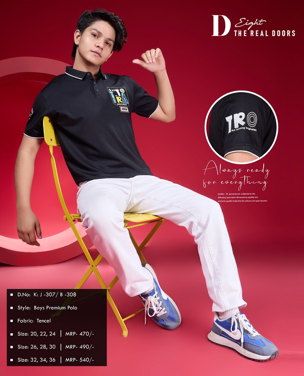 Design 307-308 D-8 Imported Boys Tshirt Manufacturer Gujarat