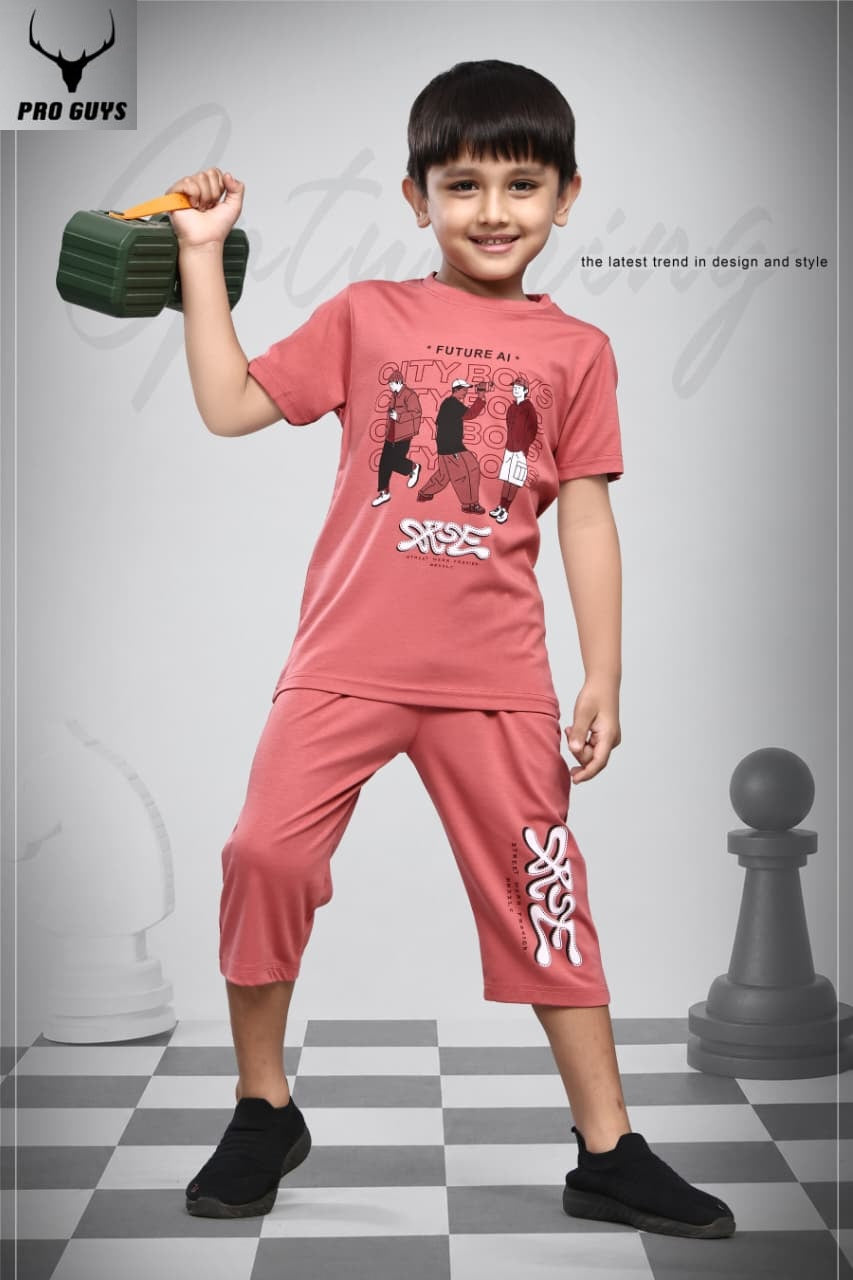 Design 3970 Pro Guys Tencil Lycra Boys Co Ord Set Manufacturer Ahmedabad