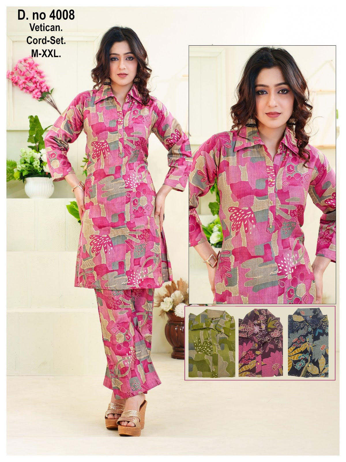 Design 4008 Maira Vetican Co Ord Set Exporter