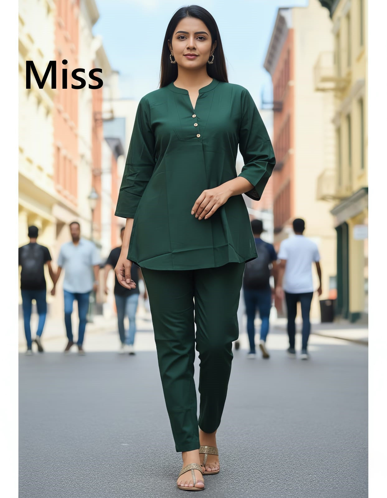 Design 4 Miss Linen Co Ord Set Wholesale Rate
