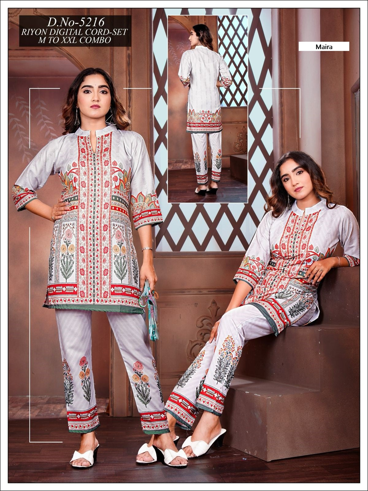 Design 5216-5224 Maira Rayon Co Ord Set Manufacturer Ahmedabad