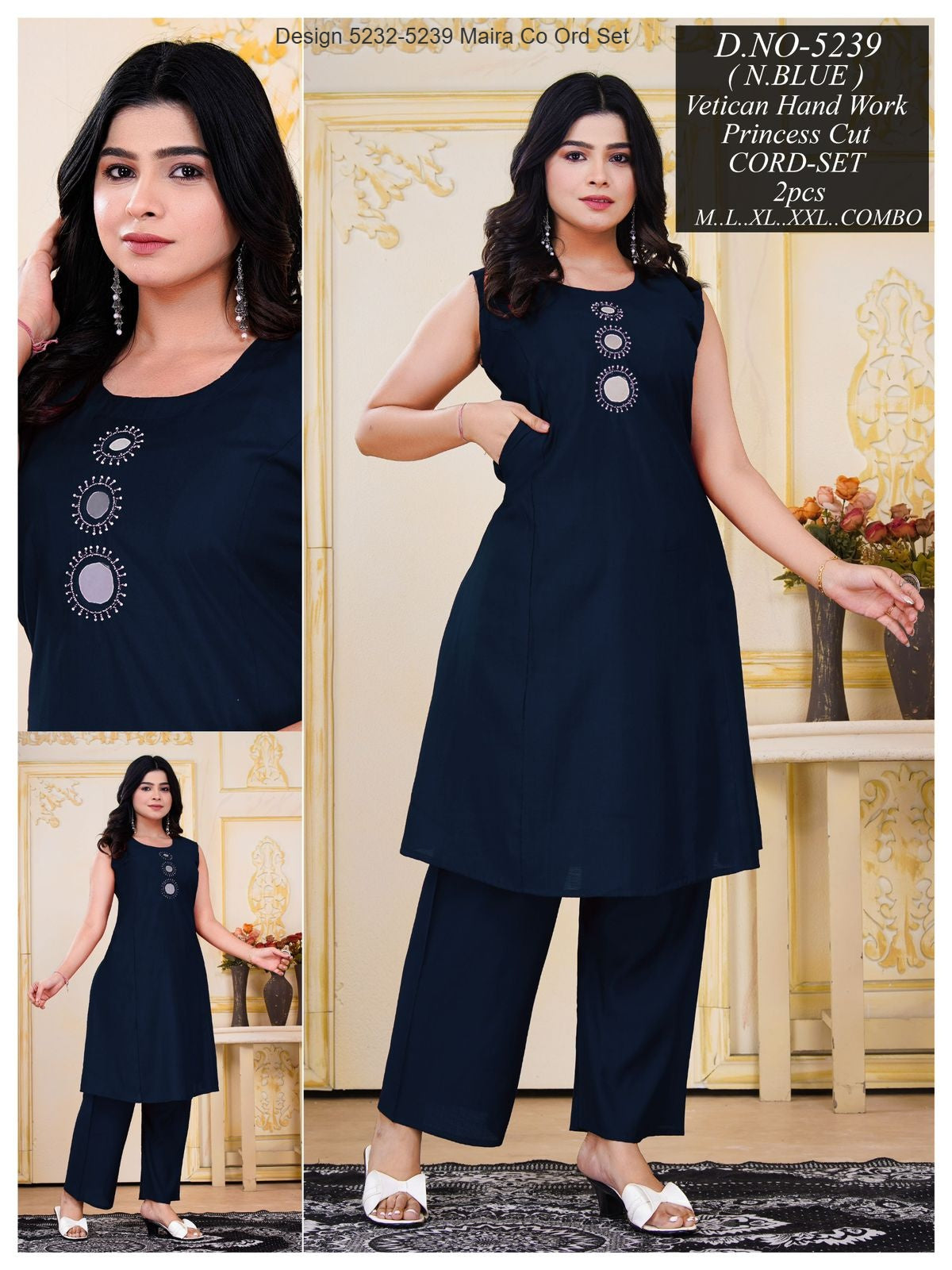 Design 5232-5239 Maira Vetican Silk Co Ord Set Wholesaler Ahmedabad