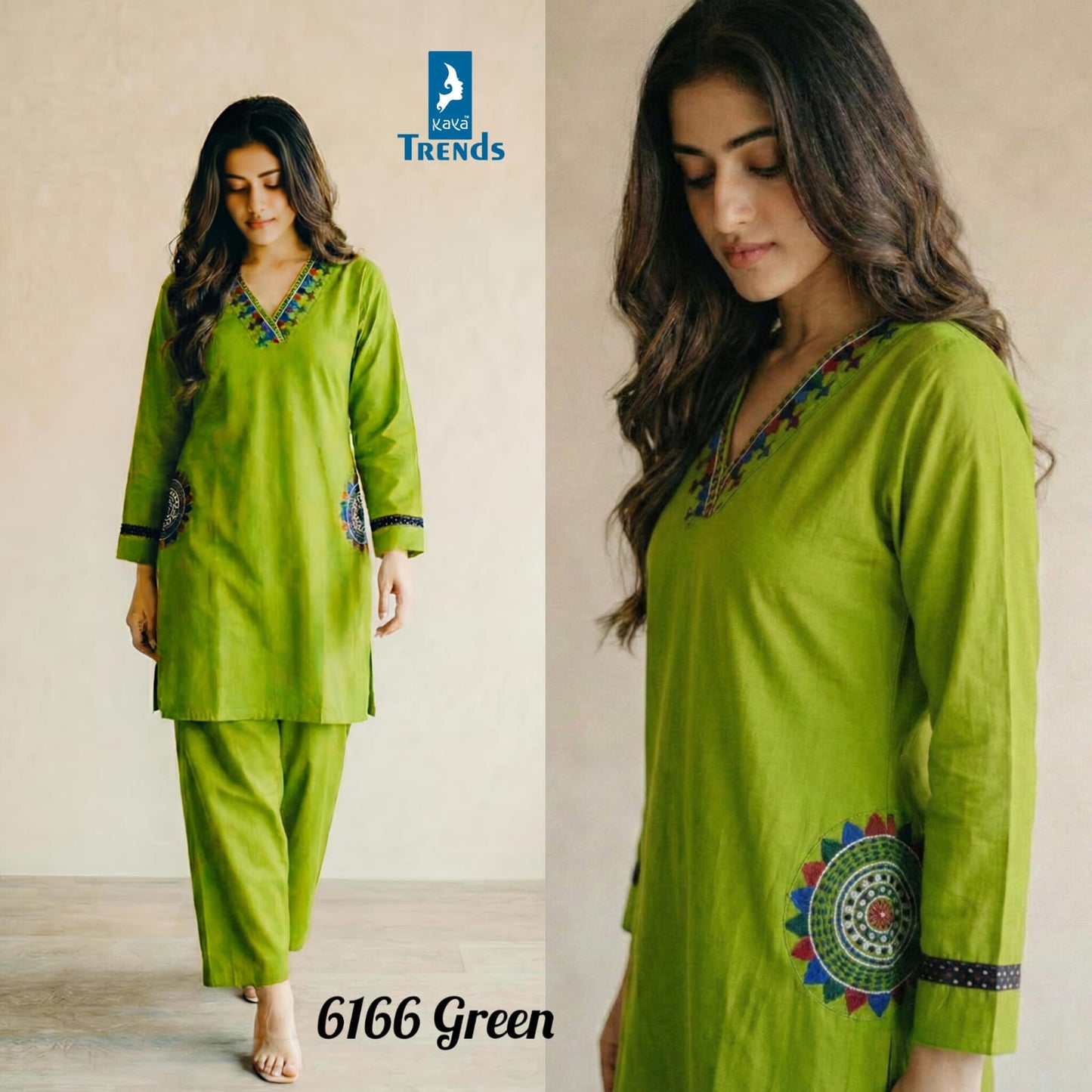 Design 6166 Kaya Cotton Co Ord Set Wholesaler