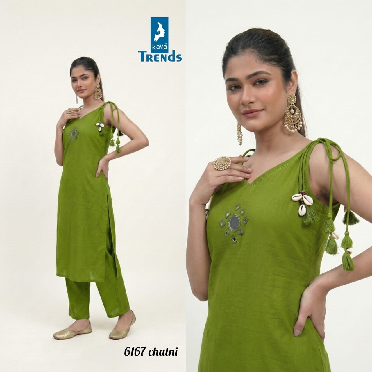 Design 6167 Kaya Cotton Co Ord Set Wholesale Rate