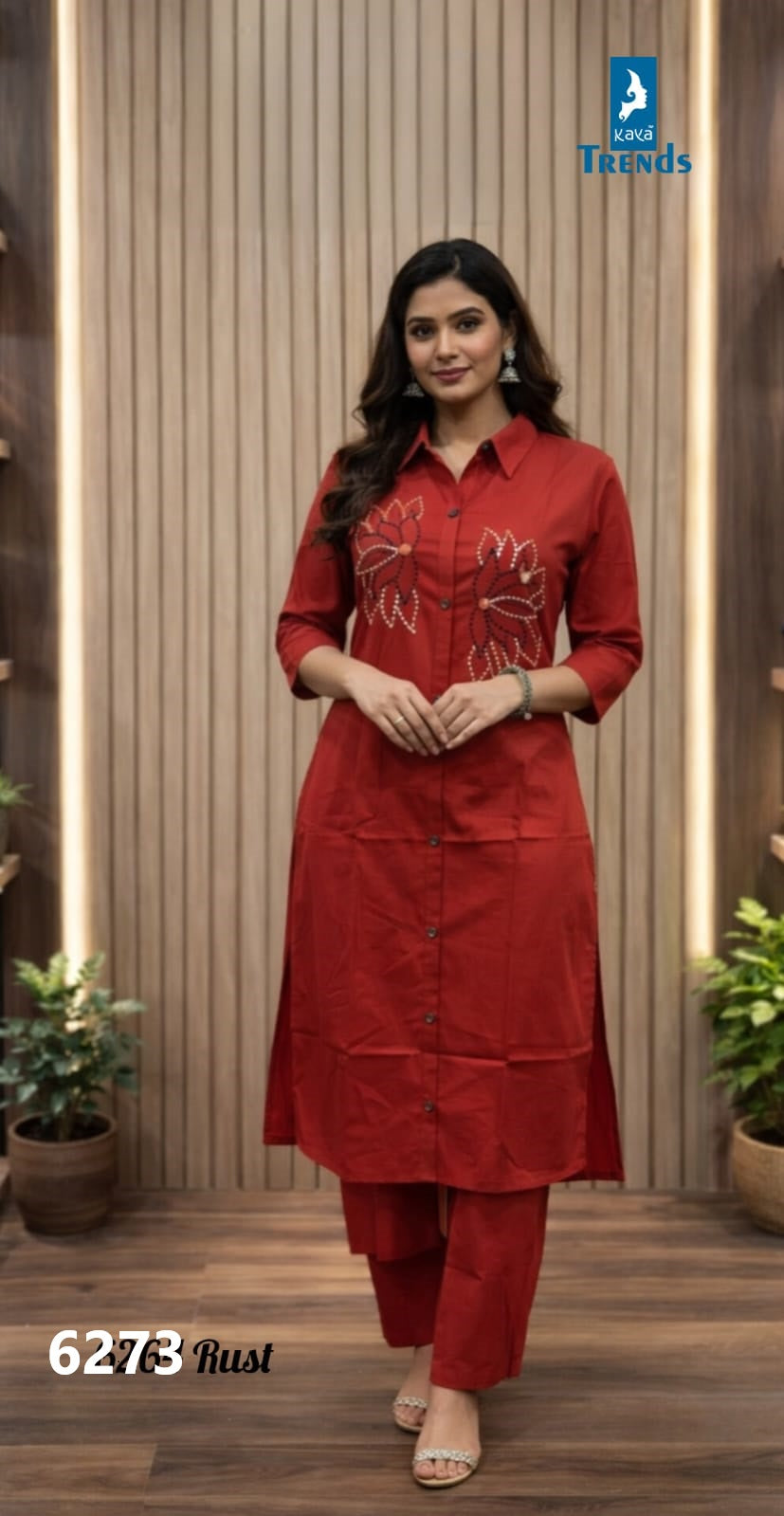 Design 6273 Kaya Trends Cotton Co Ord Set Manufacturer