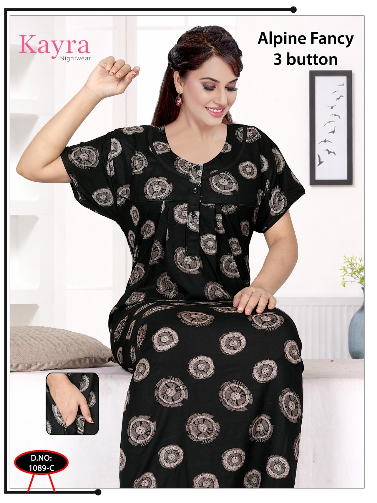 Design 6 Alpine Kayra Adit Night Gowns Manufacturer Gujarat