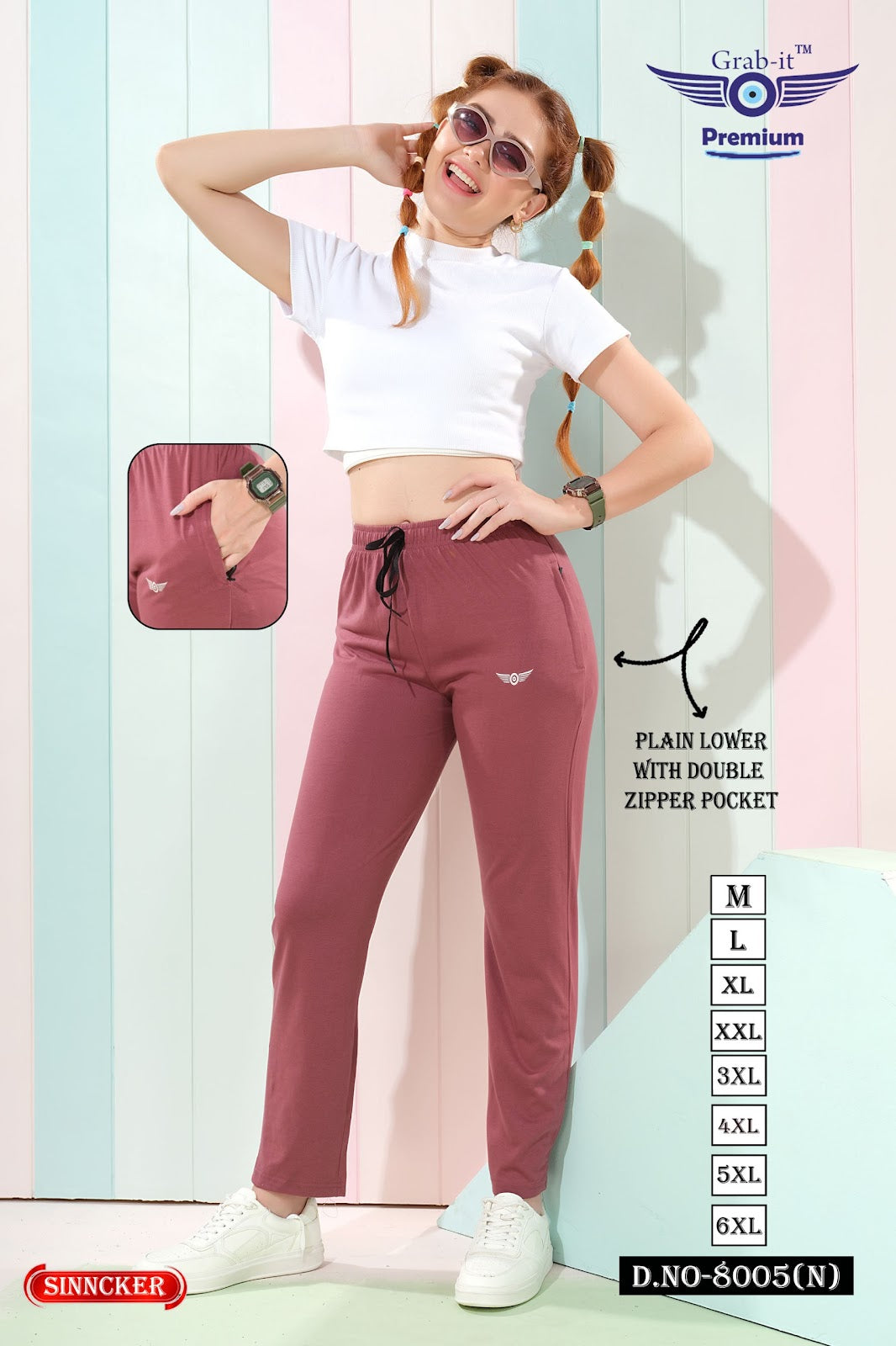 Design 8005 N Grab It Sinker Women Night Lower Wholesale Price