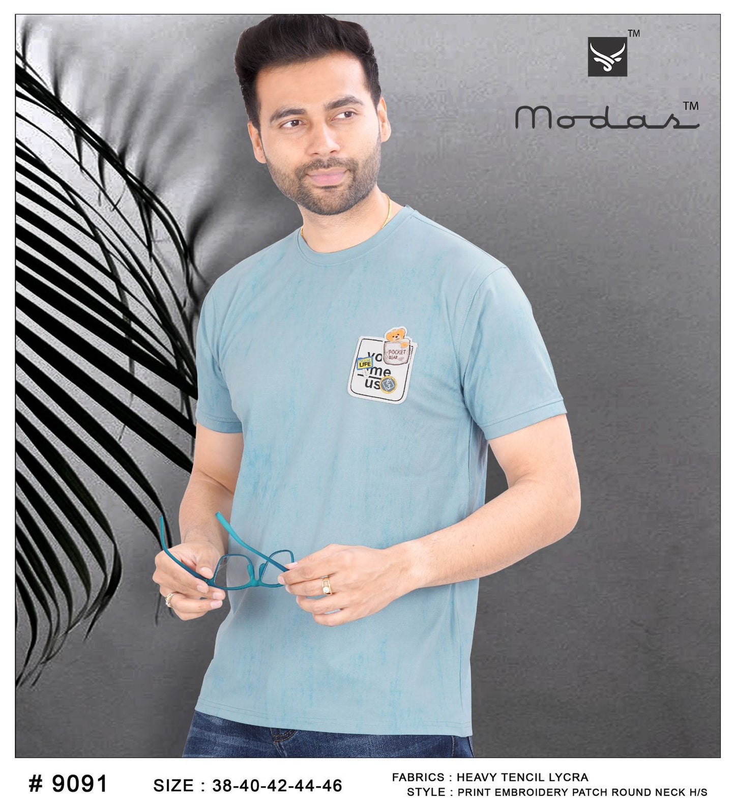 Design 9091 Modas Imported Mens Tshirts Manufacturer Gujarat