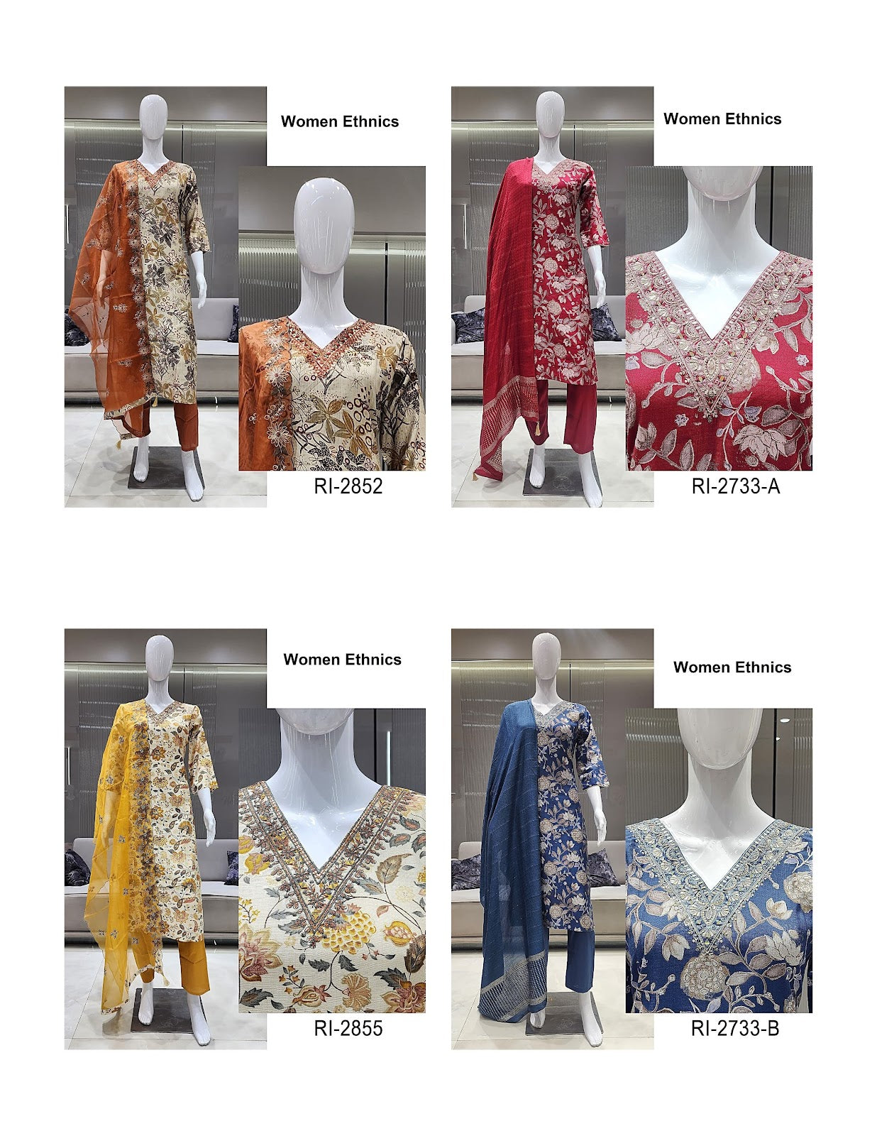 Designer Neck 0907 Women Ethnics Vertican Readymade Pant Style Suits Supplier India