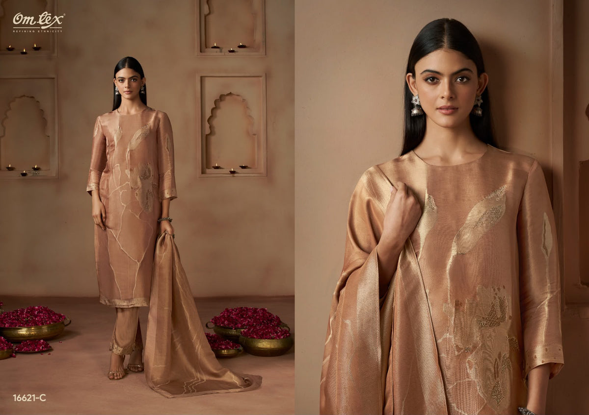Desiya Omtex Giraffe Silk Pant Style Suits Manufacturer India