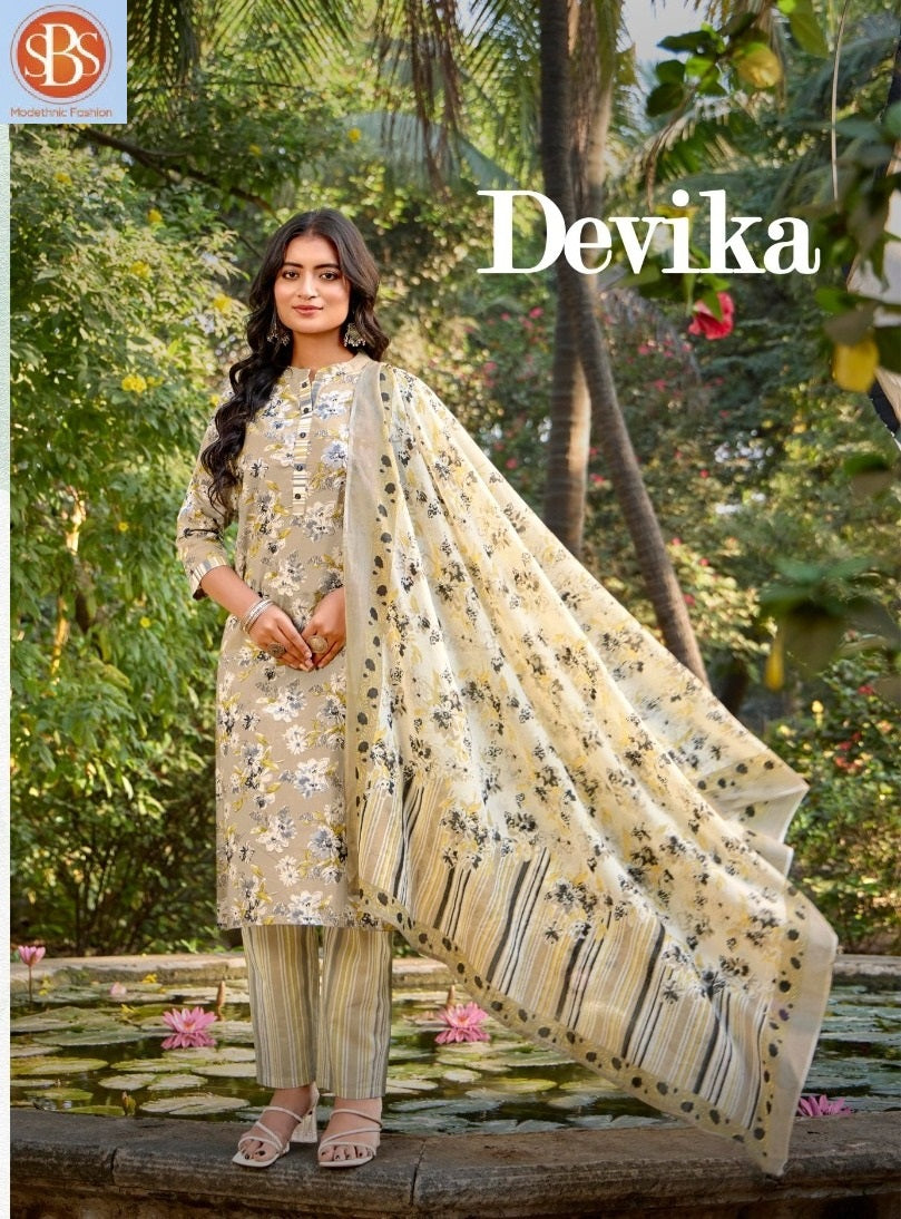 Devika Sbs Cotton Readymade Pant Style Suits Manufacturer Ahmedabad