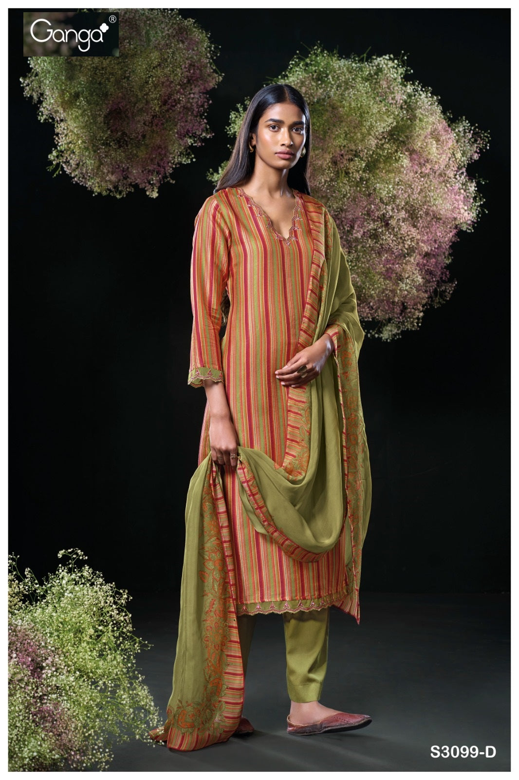Devishi 3099 Ganga Premium Bemberg Plazzo Style Suits Manufacturer