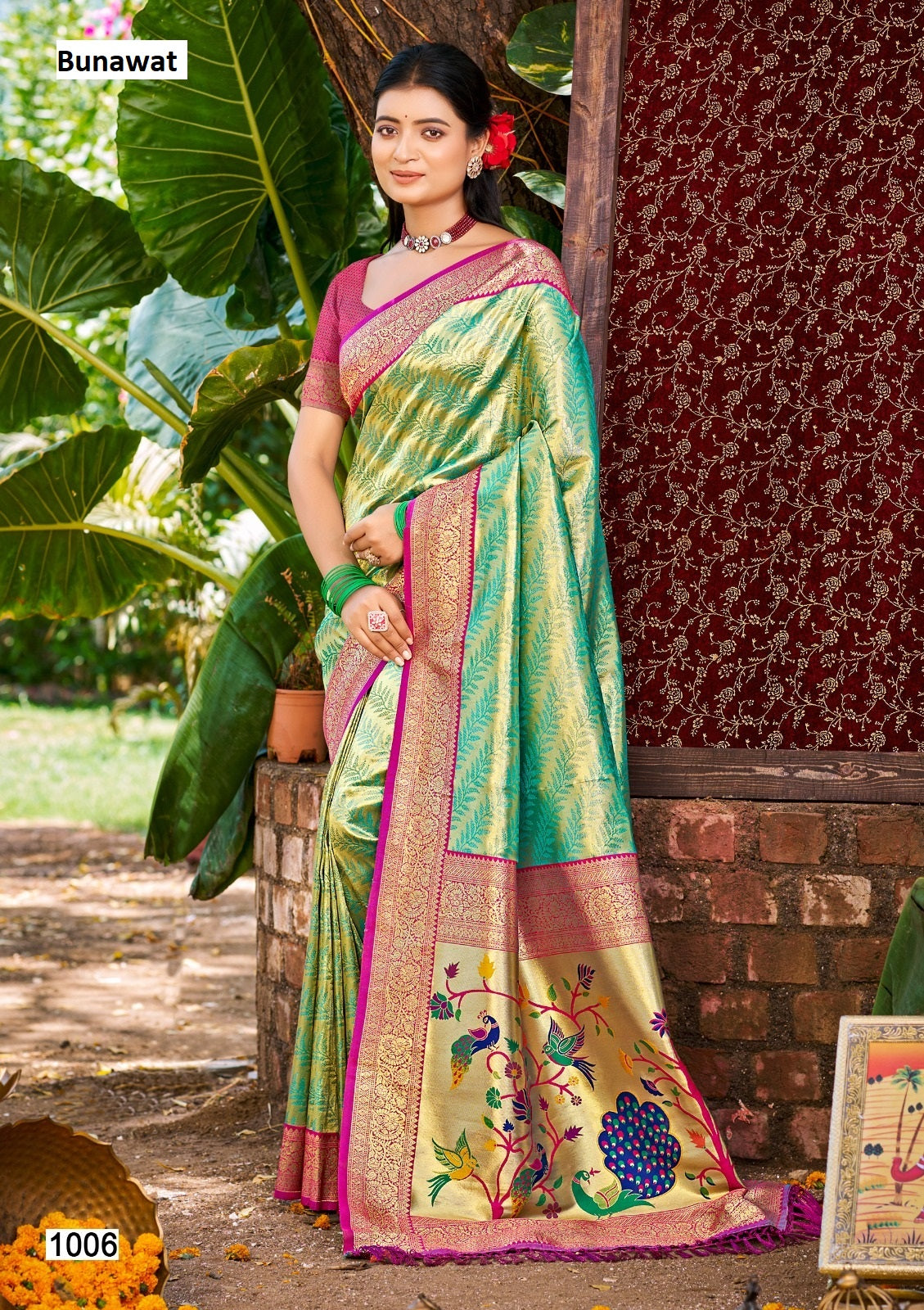Devyani Silk Bunawat Kanjivaram Silk Sarees Supplier Gujarat
