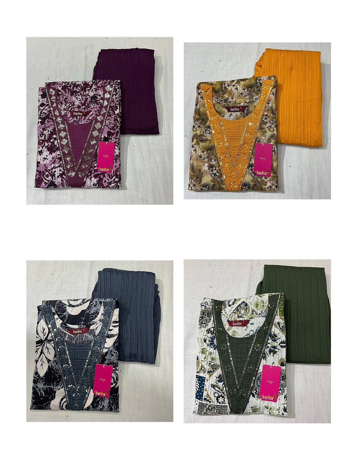 Dhadkan Kanha Kurti Pant Set Wholesaler Ahmedabad