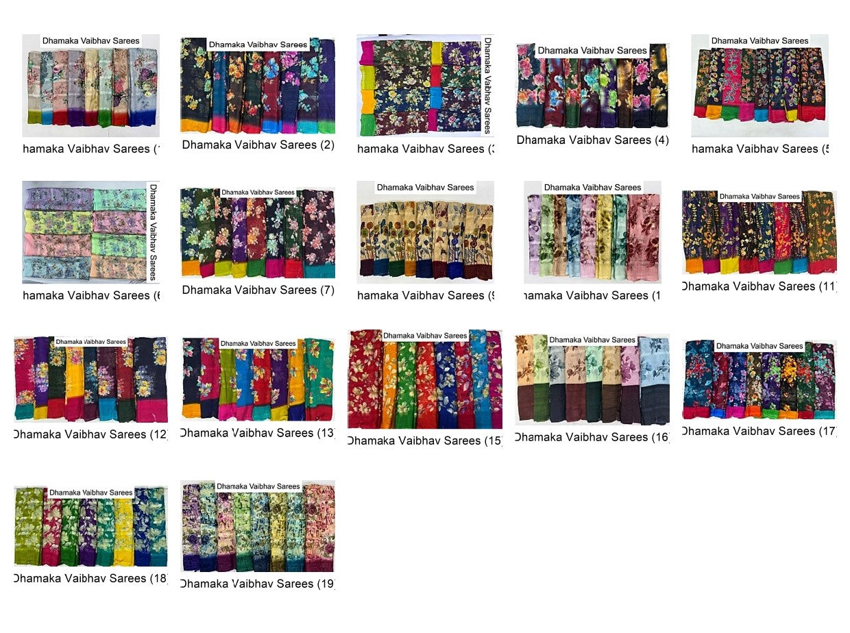 Dhamaka Vaibhav Sarees Wholesaler Gujarat