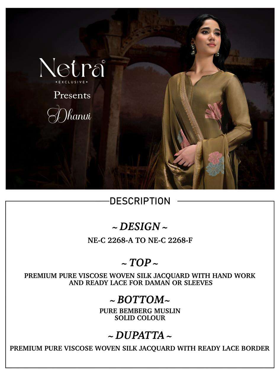 Dhanvi Netra Woven Silk Pant Style Suits Manufacturer Ahmedabad