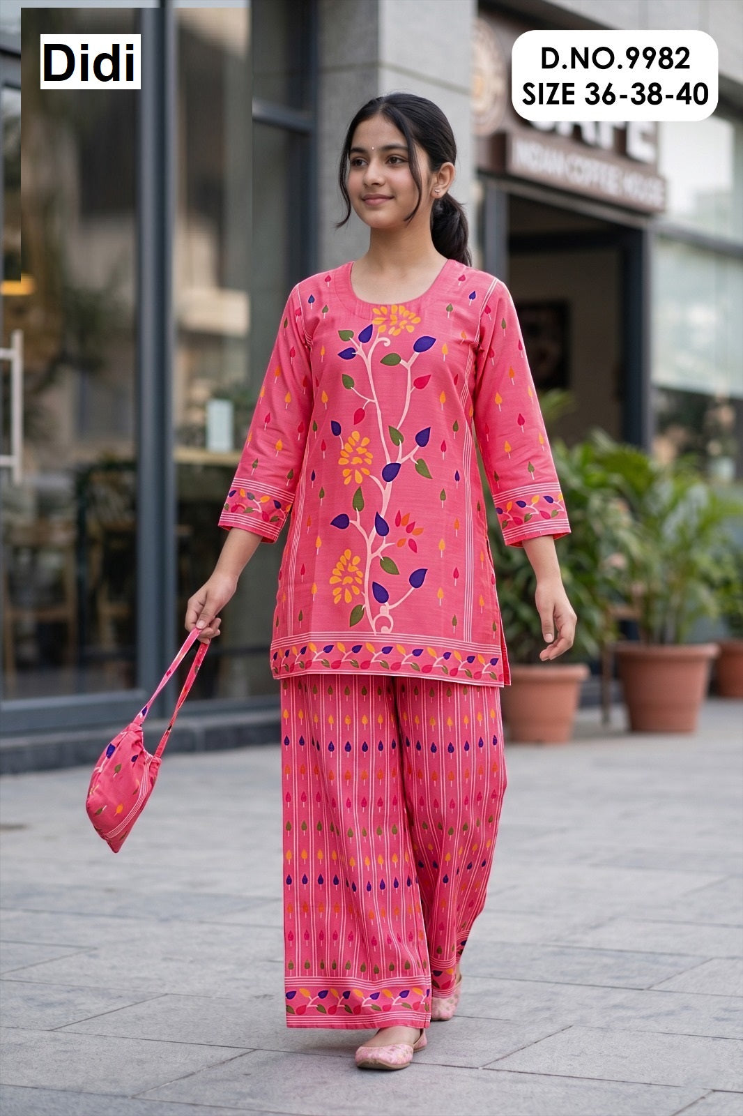 Dharini 2 Dn 9982 Didi Rayon Slub Girls Co Ord Set Manufacturer Ahmedabad