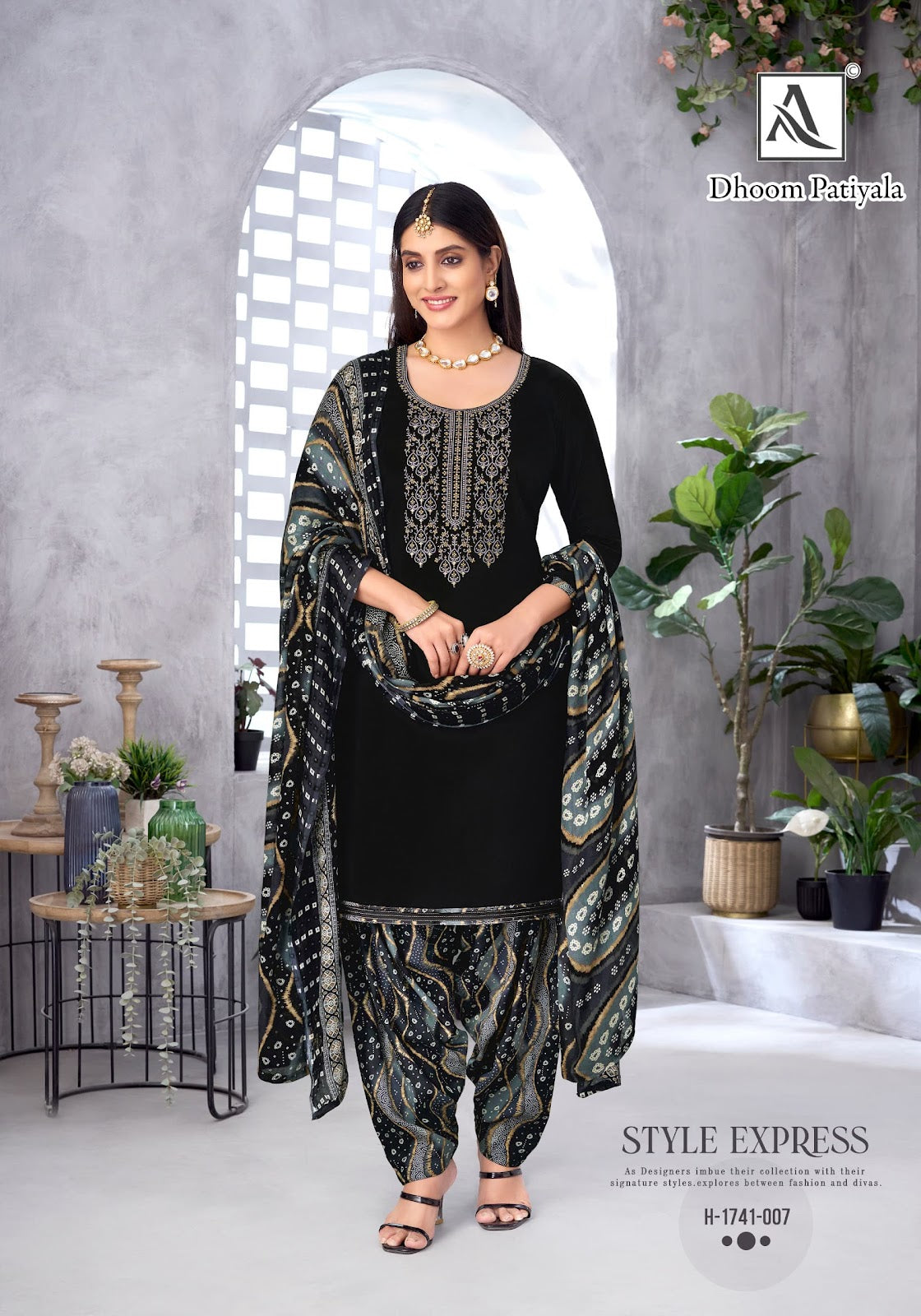 Dhoom Patiyala Alok Reyon Karachi Salwar Suits Wholesaler