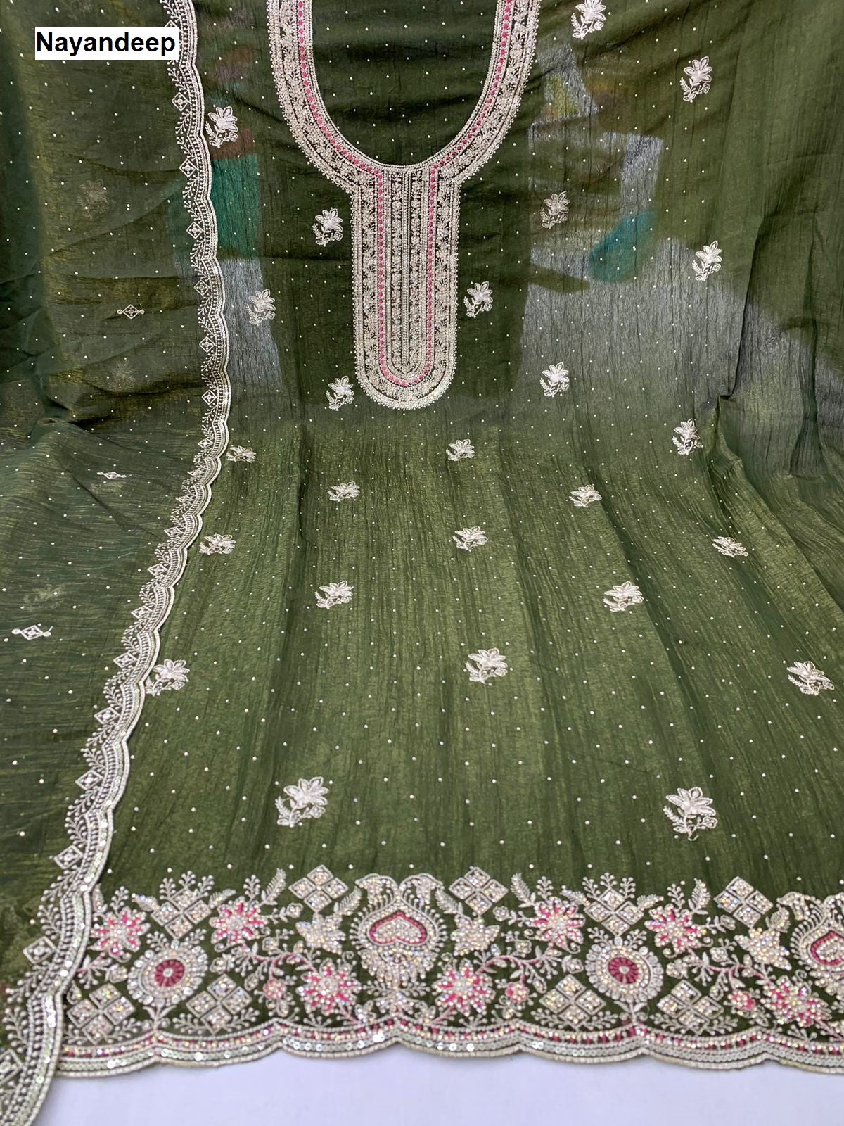 Dhyana Nayandeep Silk Salwar Suits Exporter Ahmedabad