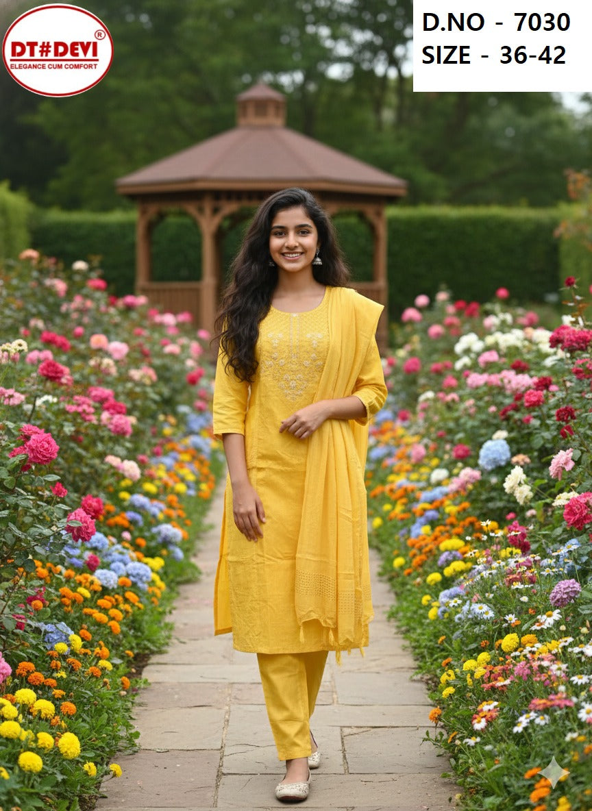 Diamond Dn 7030 Dt Devi Silk Girls Readymade Pant Suits Supplier Gujarat