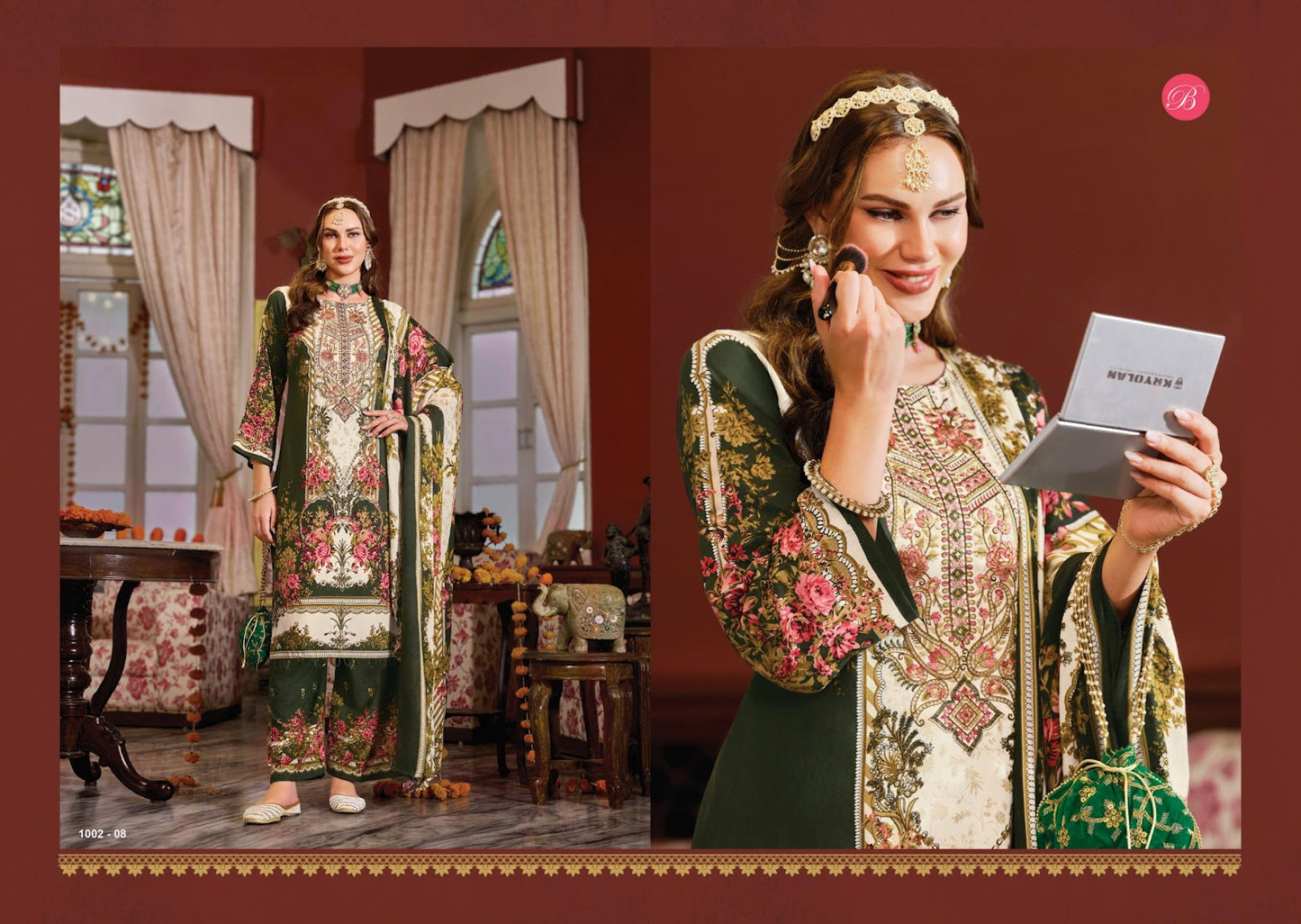 Dilkhush Vol 5 Belliza Designer Studio Viscose Rayon Karachi Salwar Suits Wholesale