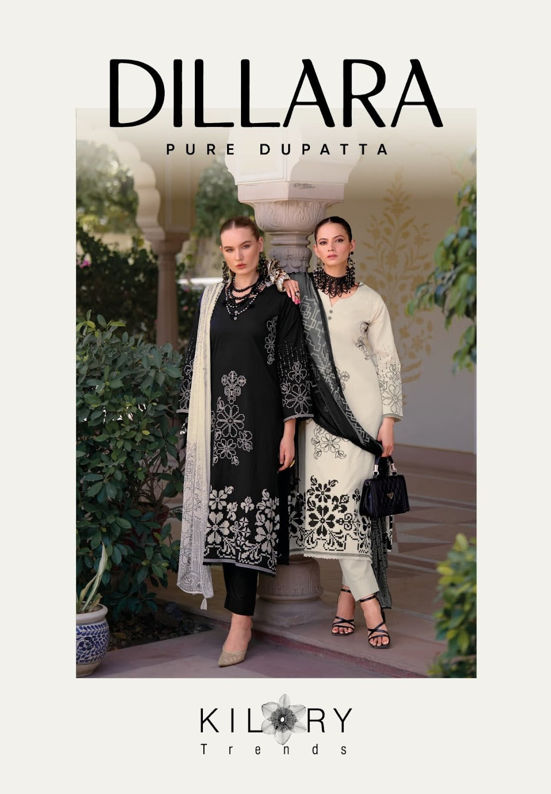 Dillara Kilory Lawn Cotton Pant Style Suits Supplier India