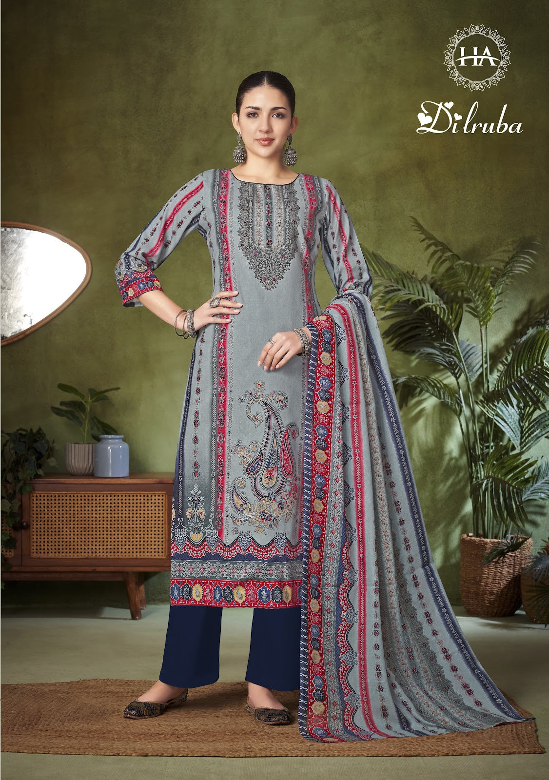 Dilruba Alok Pure Viscose Karachi Salwar Suits Wholesaler India