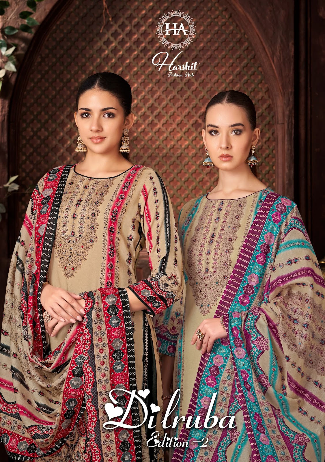 Dilruba Edition 2 Harshit Fashion Reyon Karachi Salwar Suits Supplier
