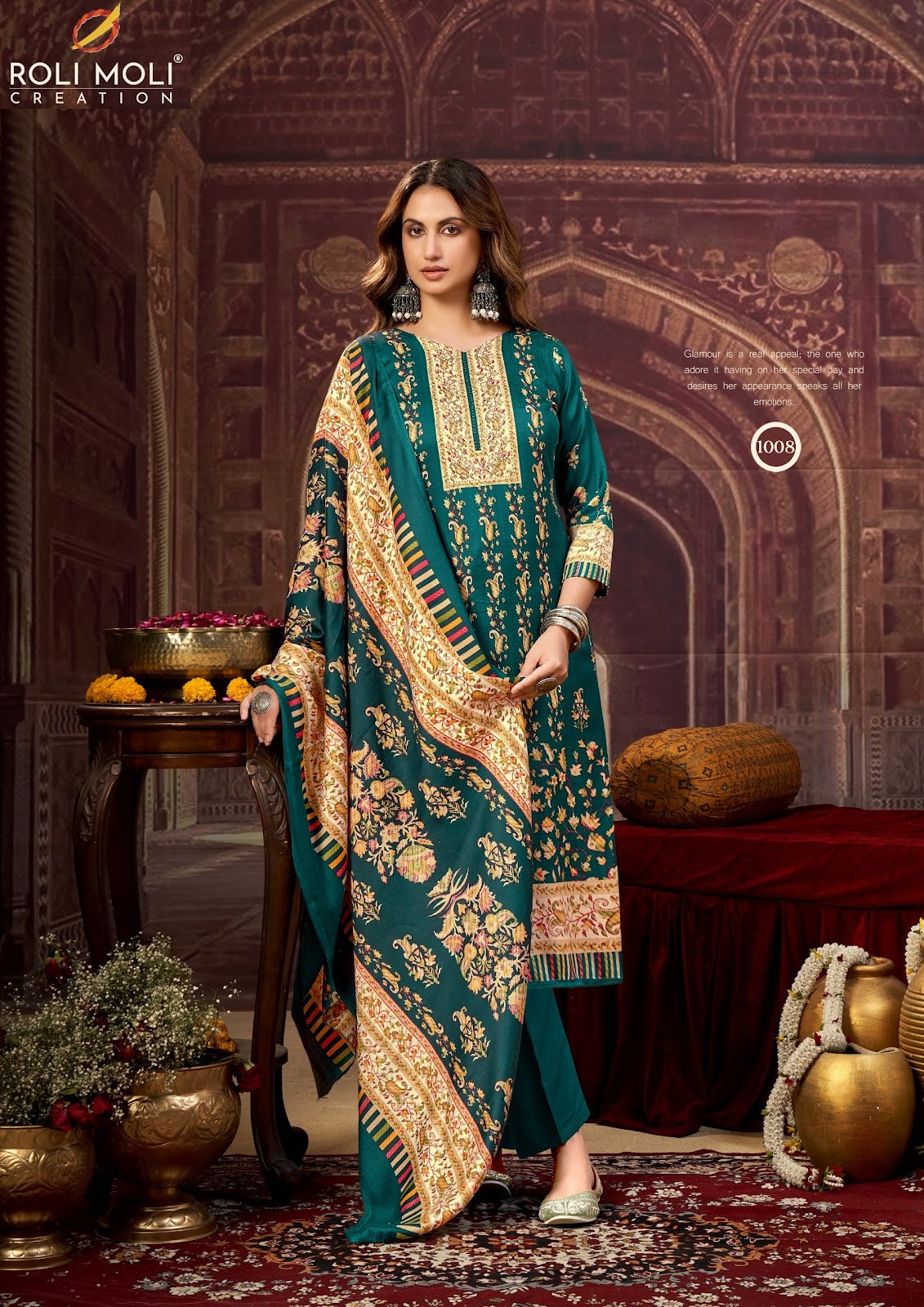 Dilshad Roli Moli Pashmina Suits Manufacturer Ahmedabad