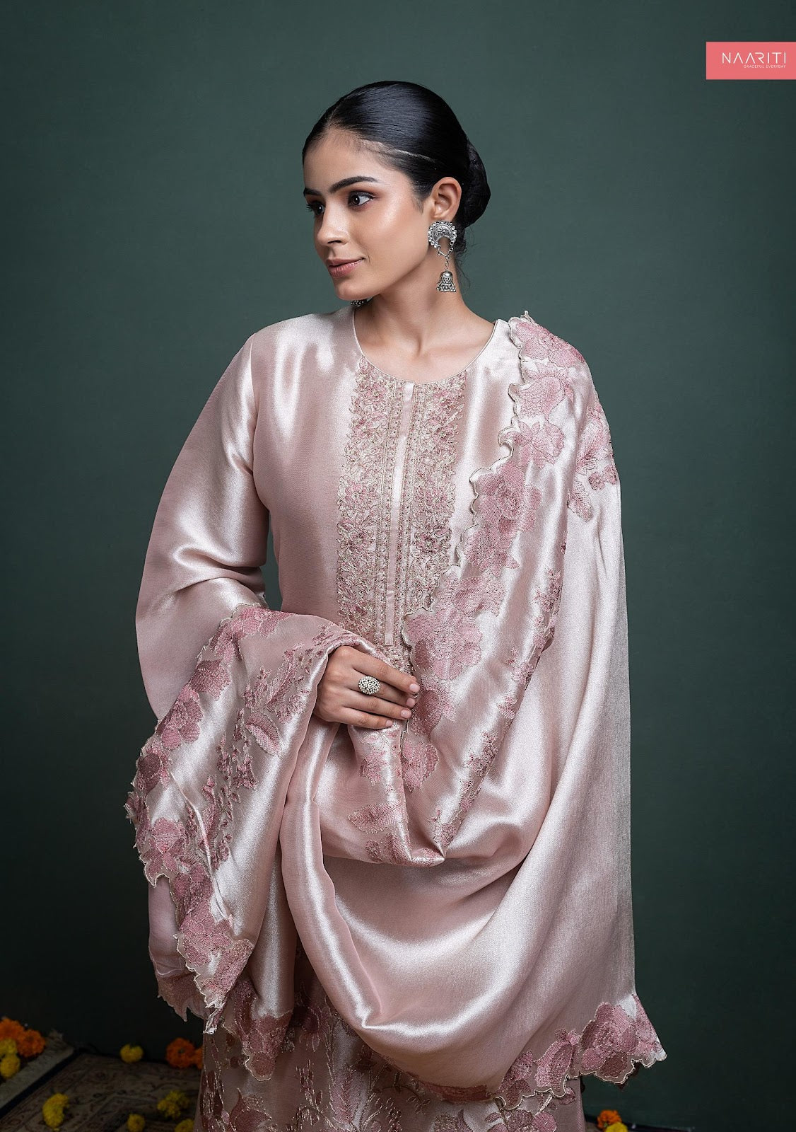 Dismeet Naariti Silk Pant Style Suits Wholesale