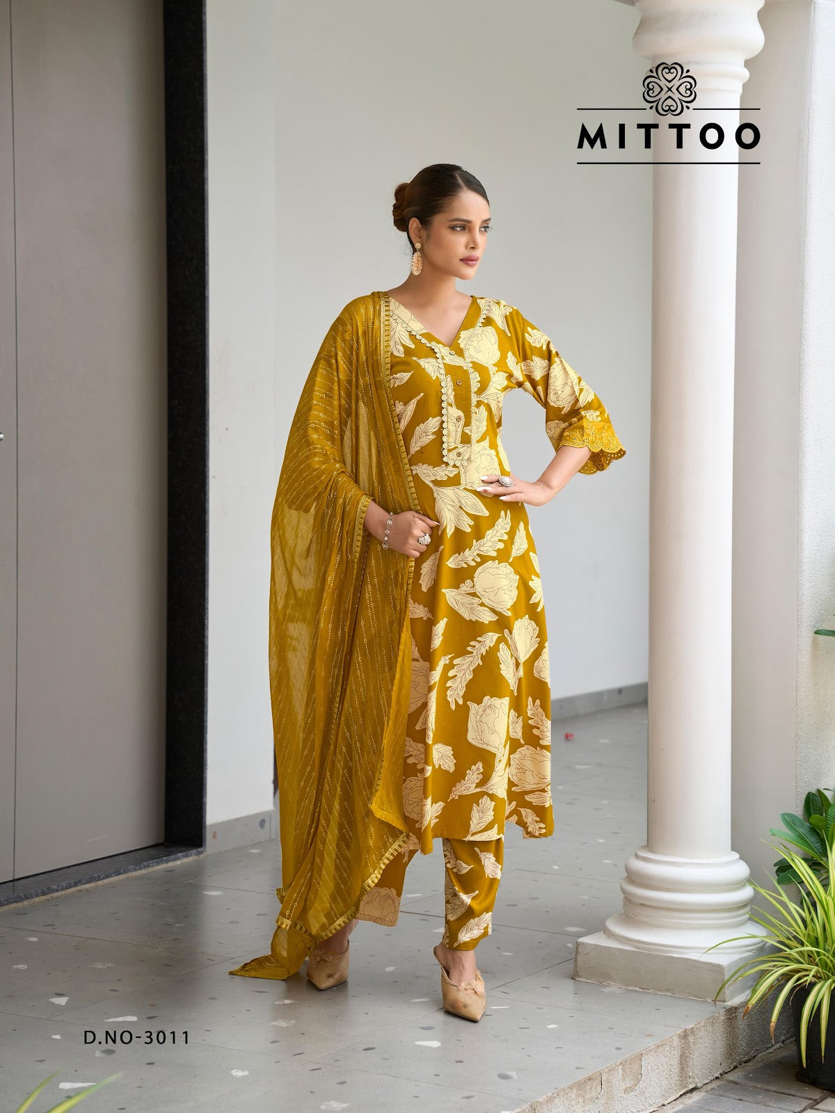 Disney Vol 2 Mittoo Rayon Readymade Pant Style Suits Wholesaler Gujarat