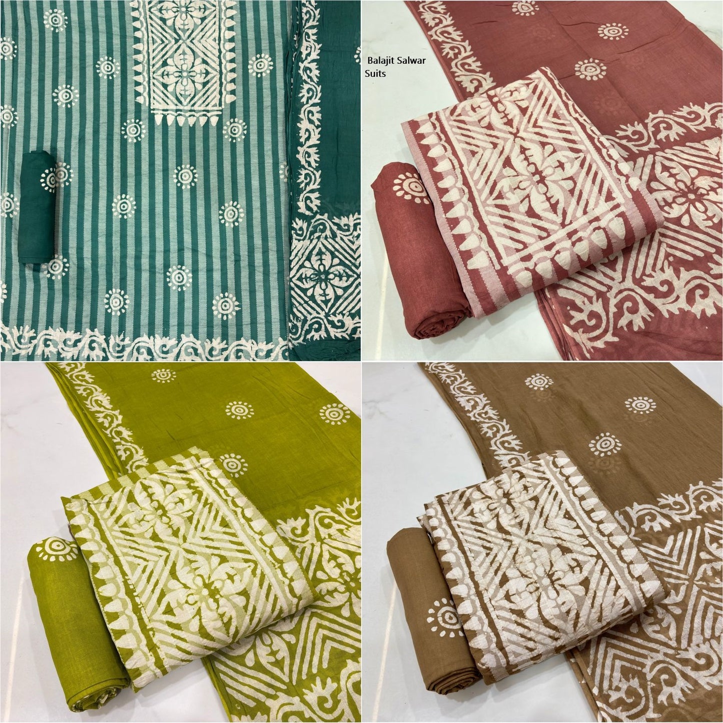 Dobby Cotton Balajit Salwar Suits Exporter
