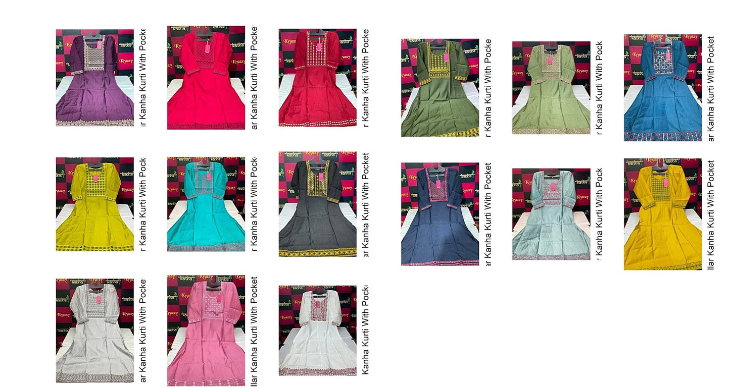 Dollar Kanha Vetican Kurti With Pocket Wholesaler India