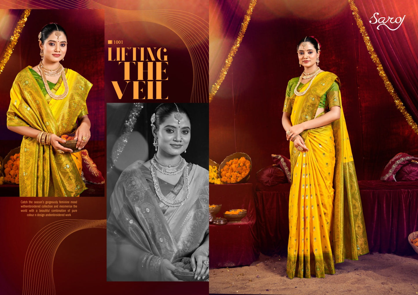 Dream Silk Vol 1 Saroj Sarees Supplier Gujarat