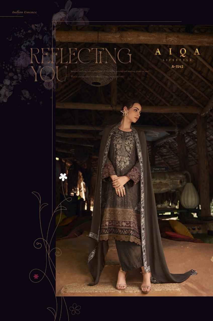Dremcatcher Aiqa Russian Silk Pant Style Suits Wholesaler India